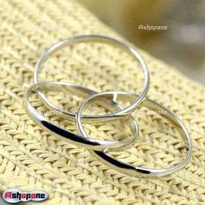 Korean Fashion Simple Silver 3in1 Interlocking Ring  