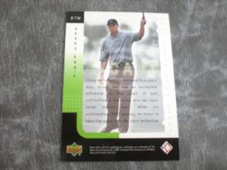 Tiger Woods Upper Deck 2001 E TW E Card Golf Scratch  