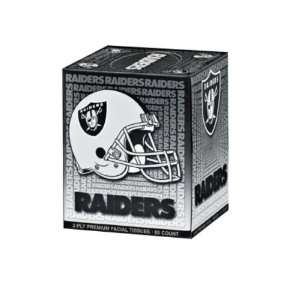  782958   NFL Tissue Cubes (75ct)   Oakland Raiders Case 