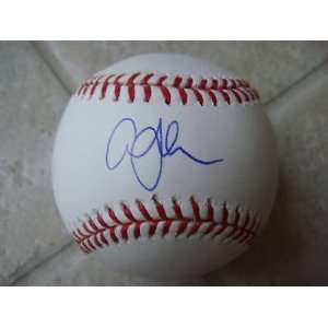  Aaron Sele Autographed Baseball   Red Sox Official Ml W 