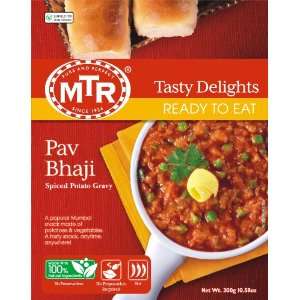 MTR Pav Bhaji, 10.5 Ounce Boxes (Pack of Grocery & Gourmet Food