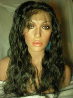 Lace Front Indian Remy Salt and Pepper Body Wave Wig  