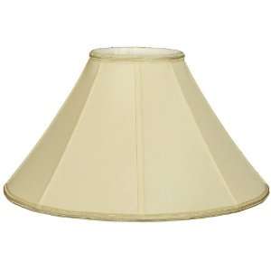  Coolie Lampshade 6x17x11 White Shantung