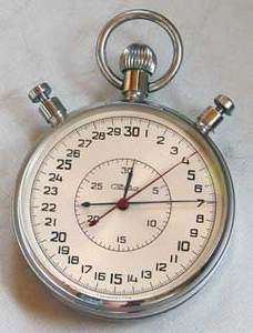 Soviet/Russian 20 jewels SLAVA Stop Watch Chronometer (Split Second 