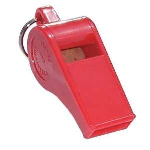  Set of 4 Acme Thunderer Plastic Whistle   Red