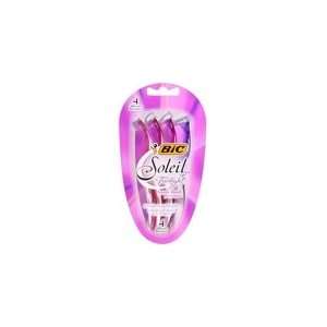  Soleil Triple Blade for Women Lavender Scented, 4 Count 