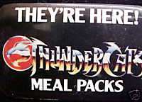 Advertising Pinback THUNDERCATS Meal Packs  