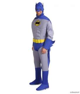 NWT~MENS Adult ~BATMAN Muscle Chest Deluxe~Halloween Costume sz S by 
