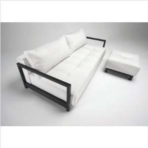  White Leather Innovation USA Bifrost Deluxe Excess Ottoman 