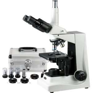  AmScope 40X 1600X Phase Contrast Trinocular Microscope 