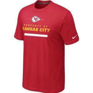    Kansas City Chiefs Red Nike Property Of T Shirt