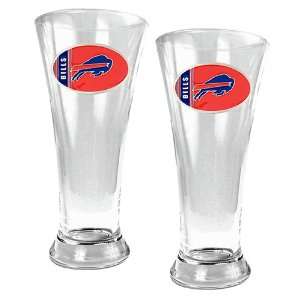  Buffalo Bills 2 Piece Pilsner Beer Glass Set Kitchen 