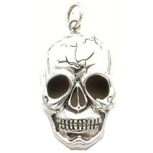  Big Pendant   Sterling Silver Skull Head Pendant Jewelry