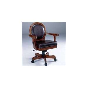  Hillsdale Warrington Game Chair with Vinyl Seat & Casters 