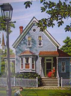 Old Blue House 11 X 14 print  