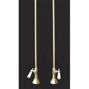 Deck Mount Water Supply Lines for Copper Pipe   Porcelain Lever Handle 