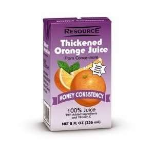  Nestle Resource Thickened Beverage Orange Honey 8 oz Case 