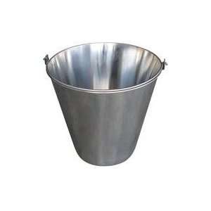    Stainless Steel Dairy Bucket   20 qt   Silver