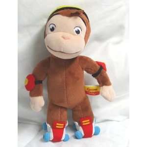  Curious George Roller Monkey Bean Bag with Roller Skates Toys & Games