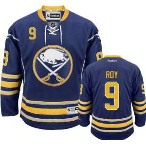  Derek Roy Jersey Reebok Blue #9 Buffalo Sabres Premier 