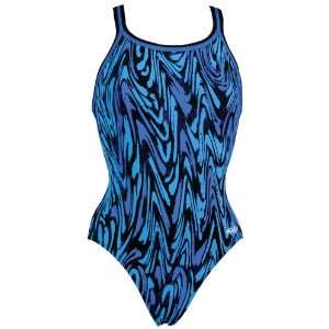    Dolfin Swimwear All Poly Flyte Swimsuit BLUE 38