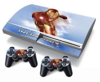 US SHIP Iron Man Vinyl Decal Sticker Skin Sony PlayStation 3 PS3 2 