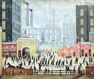 Coming From the Mill, L.S. Lowry, Repo, oil, 48x40  