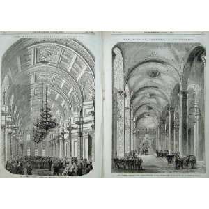   Russian Coronation 1856 Salle Andre Georges Hall Print