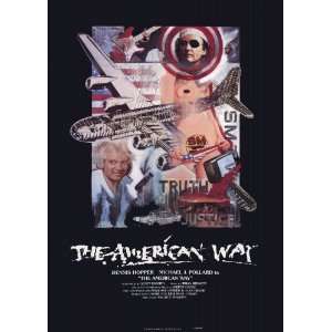 The American Way Movie Poster (11 x 17 Inches   28cm x 44cm) (1988 