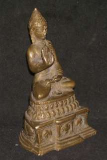   Indian Hindu Ritual Bronze Statue Of Buddha Good Collectible  