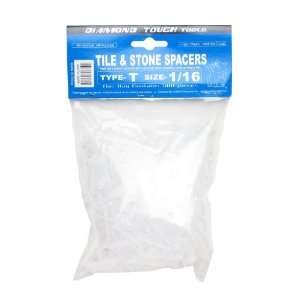   Shaped Hard Plastic Stone Spacers   1/16   24 pack