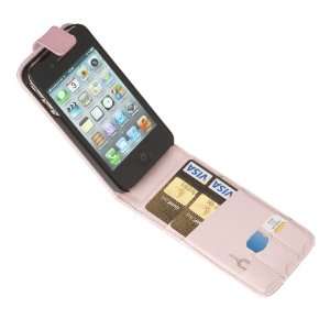   Wallet Case for iPhone 4G/4S Petal Pink Cell Phones & Accessories
