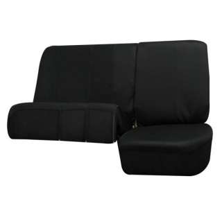 Universal Bench Seat Cover Black Color  