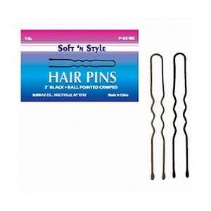  Soft n Style 2 Black Hair Pin 1 Lb. Box (P 65 BK 