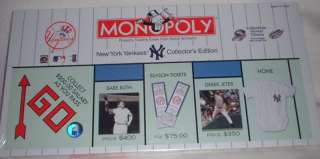 New York Yankees Monopoly Game.  