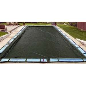 Supreme Plus Black Winter Cover for a 16 ft. x 32 ft. Rectangular Pool