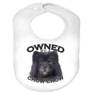  Chow Chow BLACK Owned Organic Cotton Infant Baby Bib