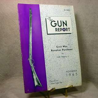 Gun Report (November 1965) Civil War Revolver Purchases  