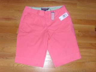 NWT Vineyard Vines Classic Twill Bermuda Shorts Pink  