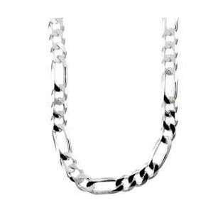  22 Italian Silver Figaro Link Chain Necklace Everything 