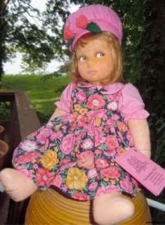 Jennica   Pressed Felt Doll in the Lenci Style by Debbie Richmond 