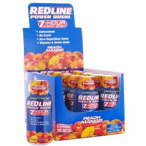 VPX   Redline Power Rush 7 Hour Energy Boost Shot Peach Mango   2.5 oz 