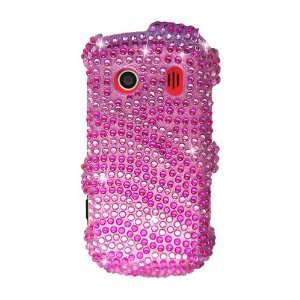   Pink Zebra Bling Design Hard Case Protector Cover +Free Lf Stylus Pen