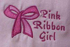 Breast Cancer Pink Ribbon Girl Bow S/S Pink T Shirt S  