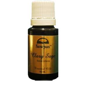 Clary Sage Essential Oil   100% Pure Grade 15 ml New Sun Essential Oil 