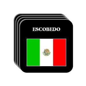  Mexico   ESCOBEDO Set of 4 Mini Mousepad Coasters 