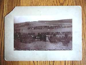   Photo W.C. Billington San Francisco, Ca. Marching Troops at Presidio