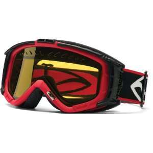   Smith Snow Intake Red Yellow Dual Airflow AFC Lens Goggle Automotive