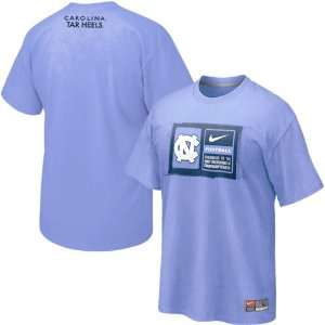 North Carolina Tar Heels (UNC) 2011 Team Issue T shirt   Carolina Blue 