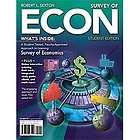 Survey of ECON 2011 2012 by Robert L. Sexton (2010, Other, Student 